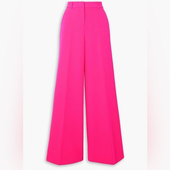 NWT L’AGENCE Pilar Pink Wide Leg Pant Trouser size XS 2 - Picture 2 of 13